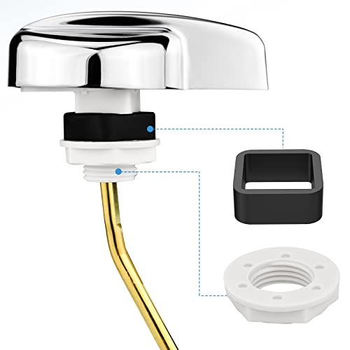 Ancable for TOTO Toilet Handle Replacement Parts Kit, Universal THU068#CP Trip Lvr for St743S Side Mount Toilet Flush Tank Lever Handle for TOTO Kohler Toilet Tank, 1-Pack Copper Lever - Image 2