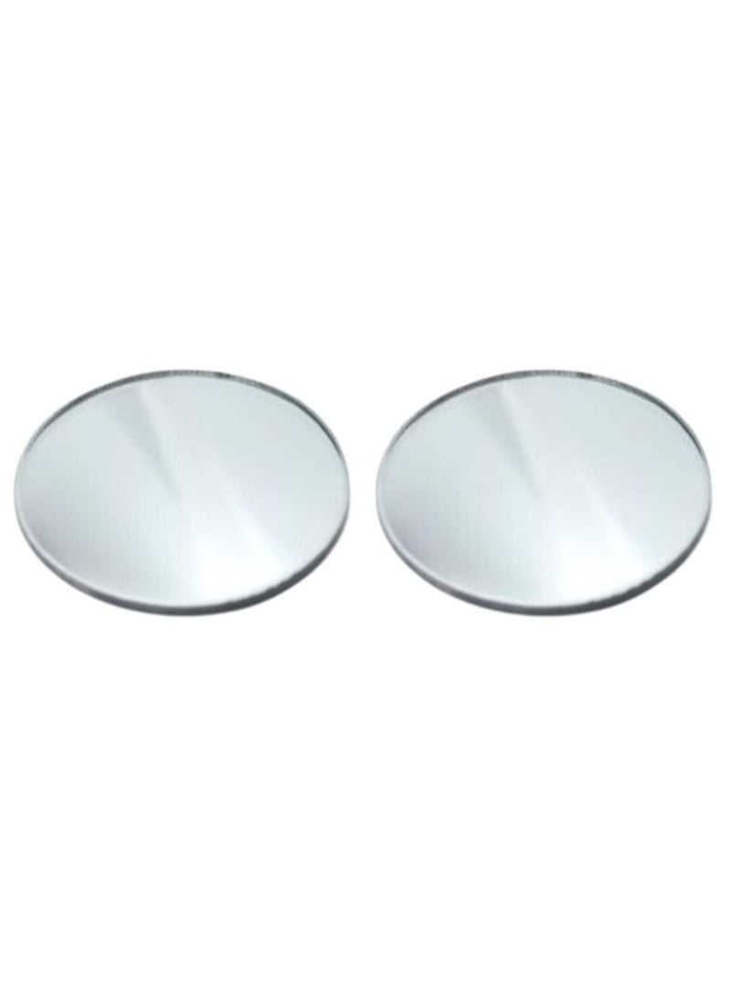 ESPtronics ERH India 2 Pcs Convex Mirror Diameter50 mm Focal Length30 cm for Microscopes Telescopes Magnifying Glasses etc  - Image 1
