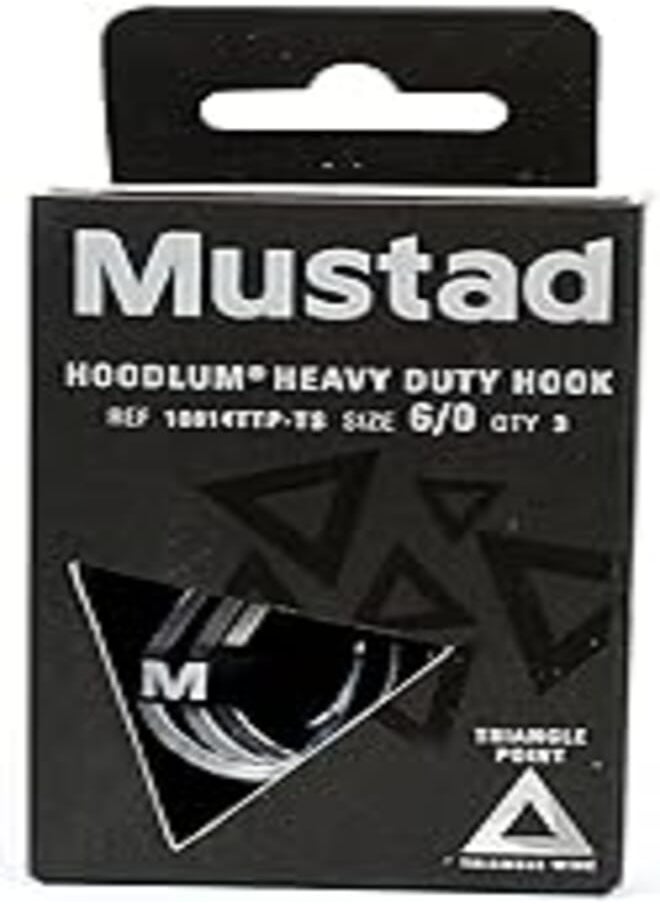 Mustad Mustad triangle hook 4x hoodlum live 10814ttp-ts-6/0-b3 
