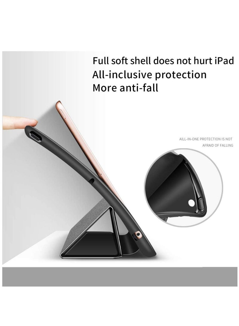 LEDIN iPad 5th/6th Generation 9.7 "Case 2018/2017 with Pencil Holder Thin Lightweight Smart Protective Stand Cover Auto Wake Up,Sleep for iPad 9.7 Inch Model A1822, A1823, A1893, A1954 Black - Image 4