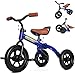 RIDYEE 3in1 Foldable Tricycle and Balance Bike for Toddlers 2 to 5 Years Tricycle for 2 Years with Adjustable Handlebar and Seat Tricycles for 35 Years with DIY Plate Blue - Image 2
