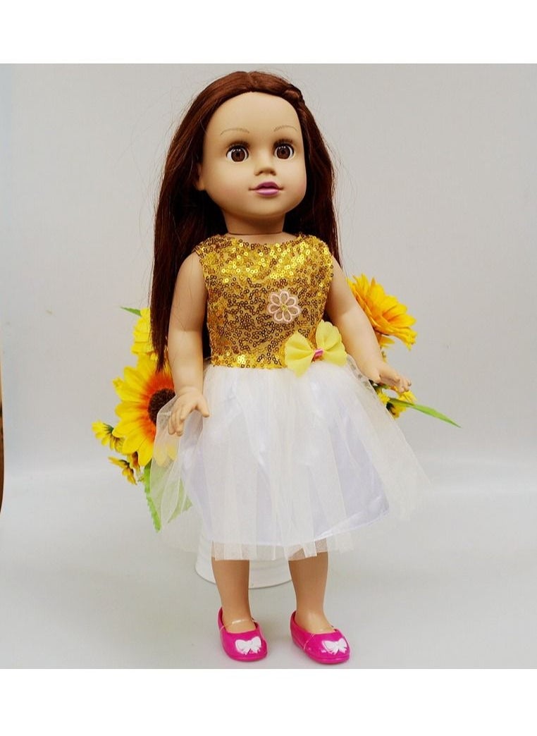 Y&D American Girls Simulated Doll Toys Blink Doll Children's Music Toys Can Stand 18inch  - Image 2
