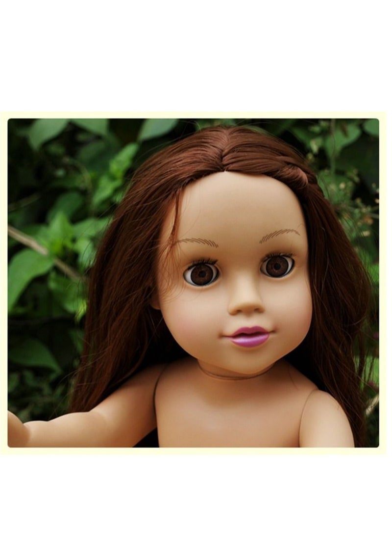 Y&D American Girls Simulated Doll Toys Blink Doll Children's Music Toys Can Stand 18inch  - Image 4