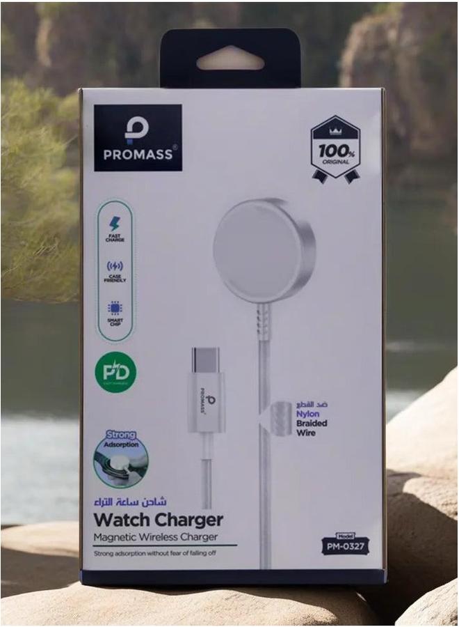 PROMASS Wireless Flow Smart Watch Charger Effortless Power for Your Wearable Tech
