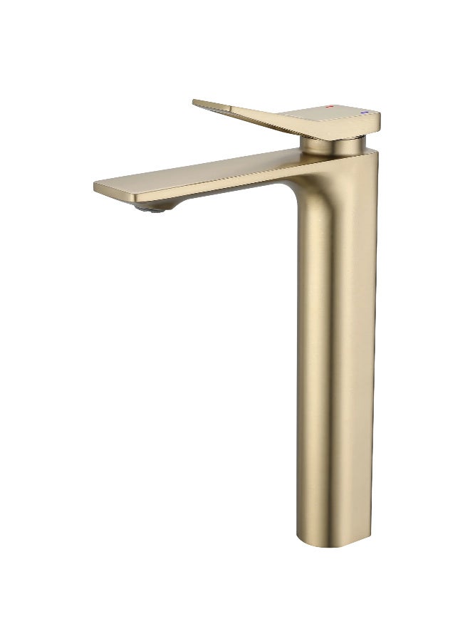 روما صنبور رومَا الطويل - لون ذهبي مطفي مع تصميم حديث، للمطبخ والحمام الفاخر - Image 1