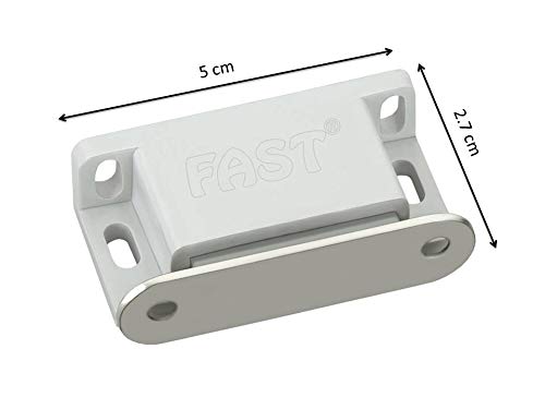 FAST DM03P Innovative Soft - Catch Function Furniture Cabinet Small Magnet Door Catcher for Wadrobe, Almari and Cupboard Doors to Hold - Size 2-10pcs - Image 3