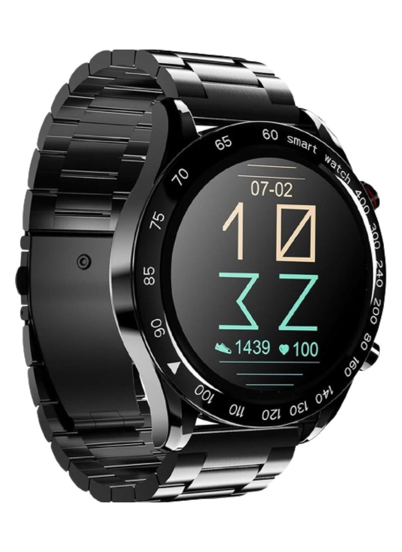HiFuture HiFuture FutureGo Pro Stainless-Steel Smartwatch, Black  - Image 1