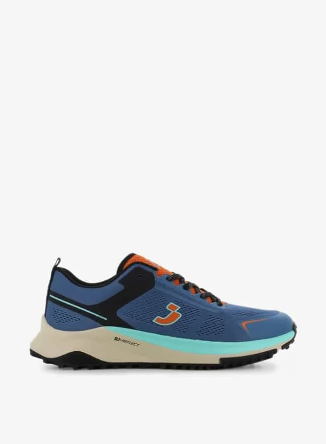 Men's Colourblock Lace-Up Low Ankle Sneakers