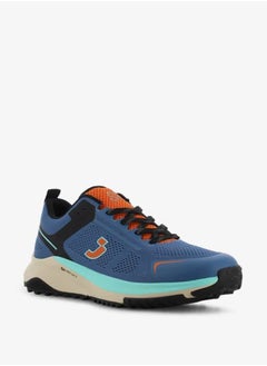 SJ Men's Colourblock Lace-Up Low Ankle Sneakers  - Image 1