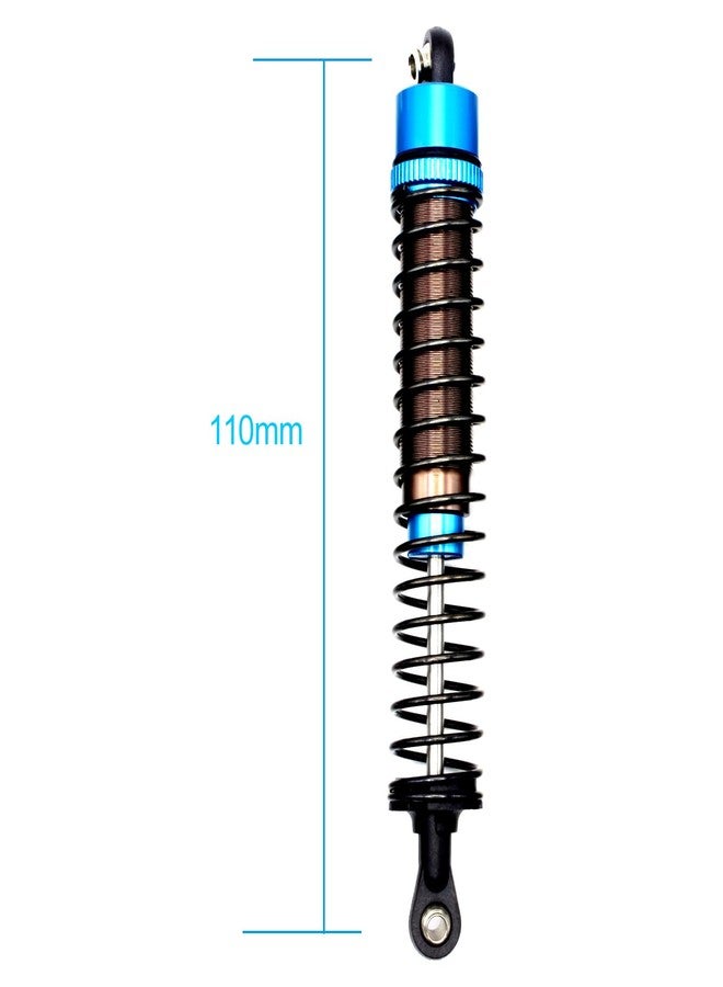 ممتص صدمات زيت ملولب HOBOHY 110mm RC لسيارات تامييا بولهيد سوبر كلود باستر TRX4 أكسيال SCX10 D90 RC قطع غيار للترقية (أزرق) - Image 3