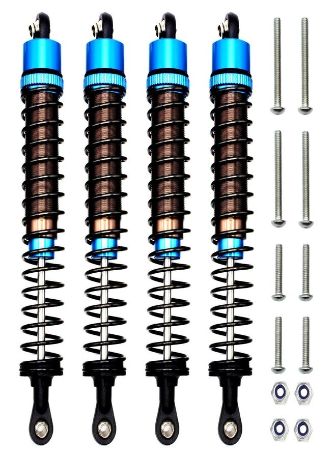 ممتص صدمات زيت ملولب HOBOHY 110mm RC لسيارات تامييا بولهيد سوبر كلود باستر TRX4 أكسيال SCX10 D90 RC قطع غيار للترقية (أزرق) - Image 2