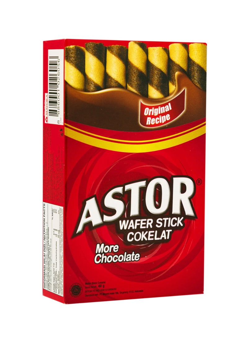 Astor Chocolate Filled Wafer Rolls Sticks - Image 1