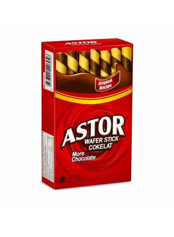 Astor Chocolate Filled Wafer Rolls Sticks - Image 1