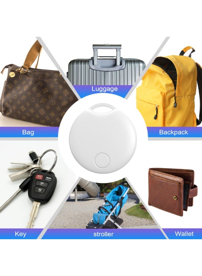 Smart Finder Bluetooth Tacker Smart AirTag Anti Lose Reminder key Finder Works with IOS Find My App (White-1pcs)  - Image 3