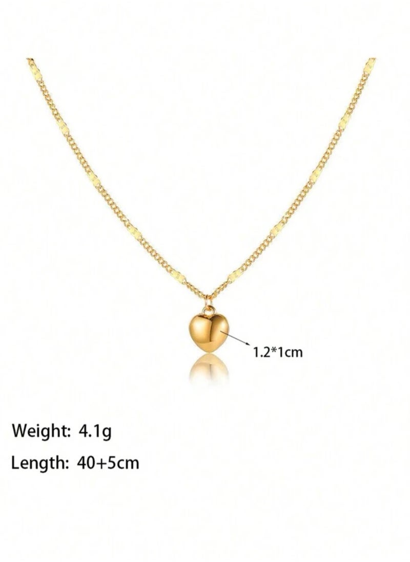 Equal - Stylish Gold Plated Stainless Steel Necklace For Women - Image 1