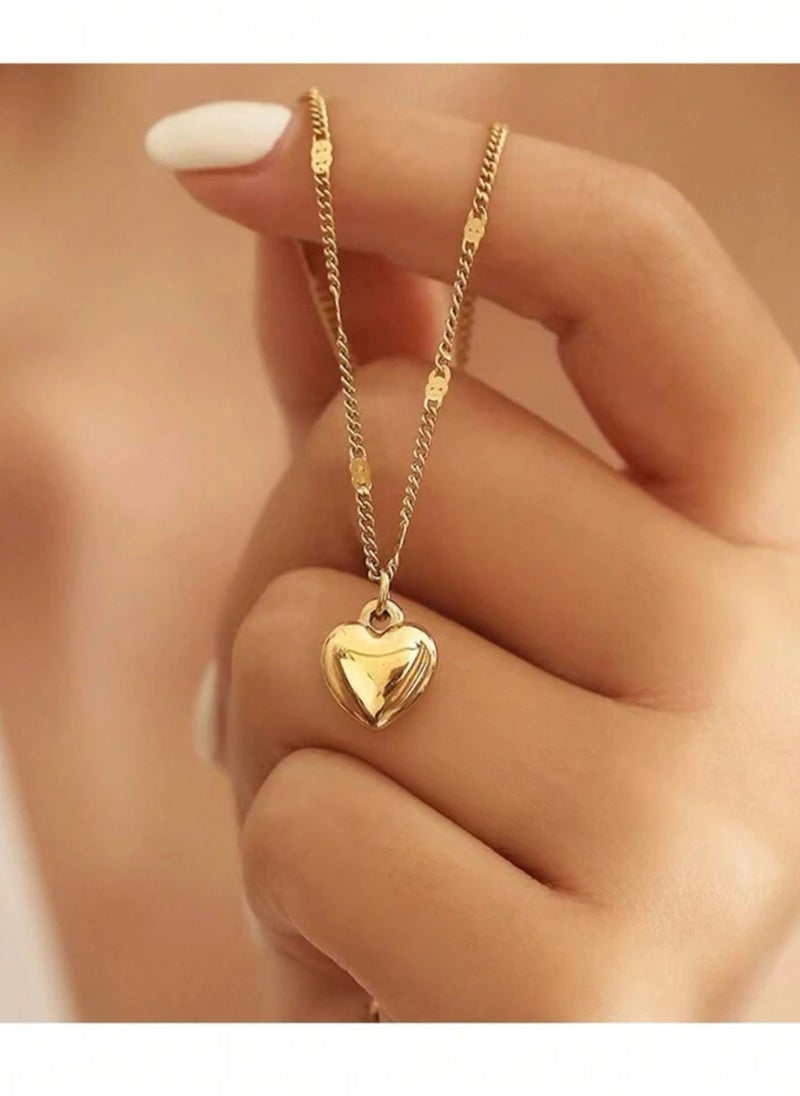 Equal - Stylish Gold Plated Stainless Steel Necklace For Women - Image 1