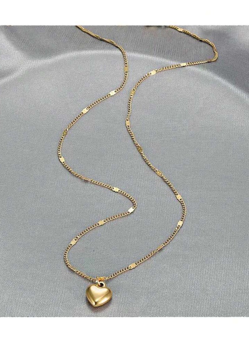 Equal - Stylish Gold Plated Stainless Steel Necklace For Women - Image 1