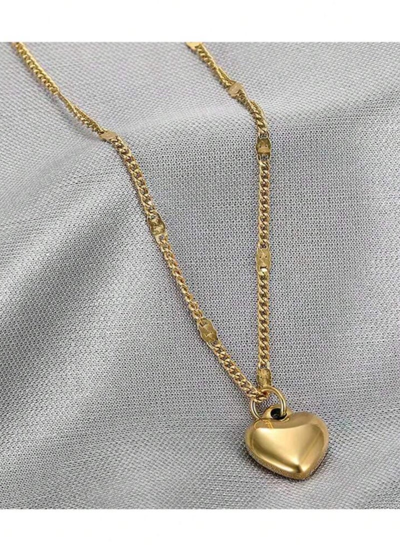 Equal - Stylish Gold Plated Stainless Steel Necklace For Women - Image 1