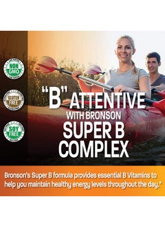 Bronson Vitamin B Complex (Vitamin B1 B2 B3 B6 B9 Folic Acid B12) 100 Tablets  - Image 5