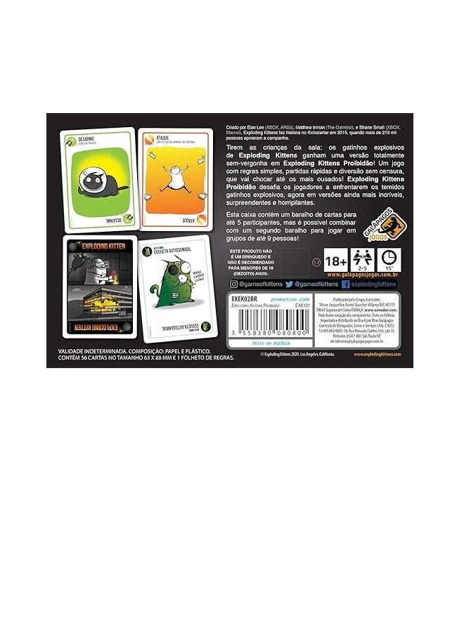 null - Galapagos, Exploding Kittens: Prohibition, Card Game for Friends, 2 - 5 players, 30 minutes per game - Image 1