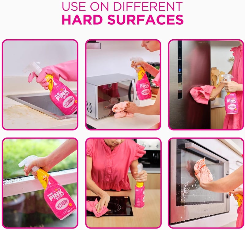 Stardrops - The Pink Stuff Miracle Multi-Purpose Cleaner – Removes Grease, Grime, and Stains on Kitchens, Bathrooms, Floors, and More (Pack of 2) - Image 4
