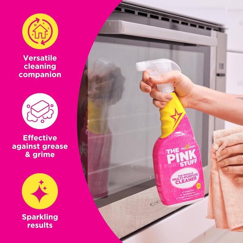 Stardrops - The Pink Stuff Miracle Multi-Purpose Cleaner – Removes Grease, Grime, and Stains on Kitchens, Bathrooms, Floors, and More (Pack of 2) - Image 3