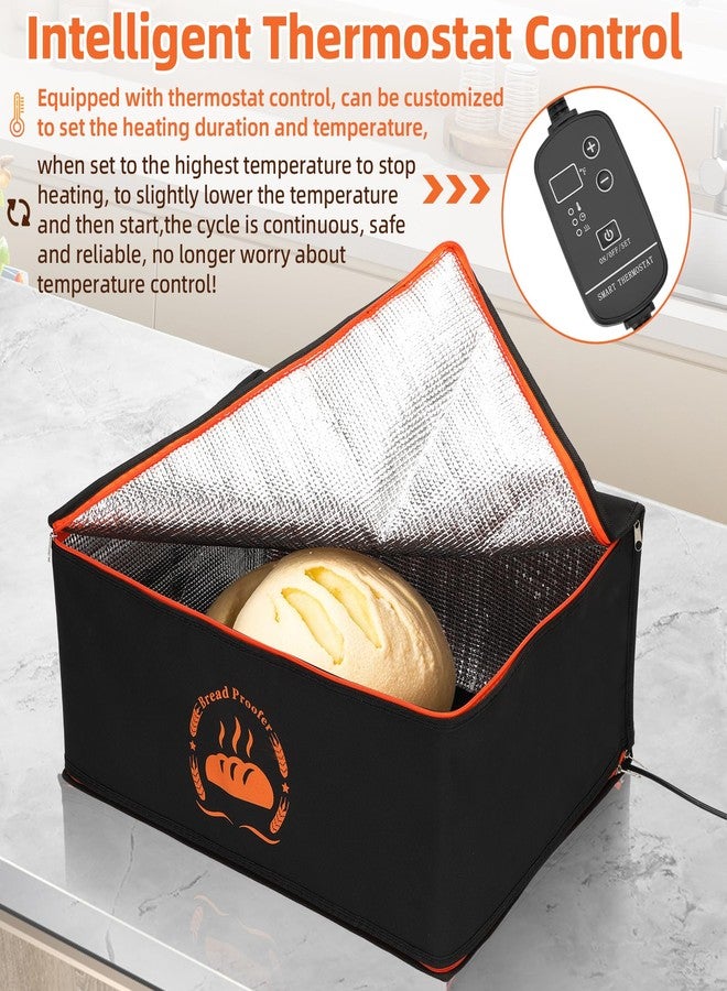 Lapert Bread Proofing Box Used to Provide Sufficient Temperature for Bread Proofing, Proofing Box Consists of Sourdough Bread Proofing Mat and Thermal Insulation Box, Suitable for Half Size Baking Sheet Pan - Image 3