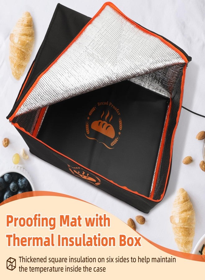 Lapert Bread Proofing Box Used to Provide Sufficient Temperature for Bread Proofing, Proofing Box Consists of Sourdough Bread Proofing Mat and Thermal Insulation Box, Suitable for Half Size Baking Sheet Pan - Image 4
