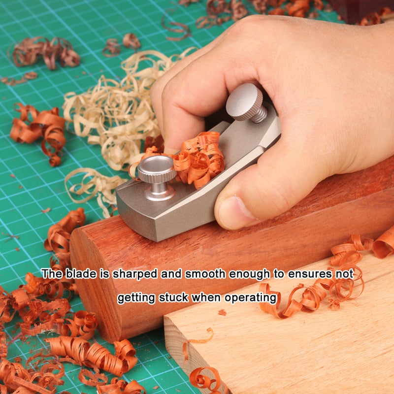 Hand Planer: Silver VG10 Steel Blade - Anti-Rust Sharp Wear-Resistant Woodworking Planer for Woodworkers, Craftsmen and Furniture Repair - Image 4