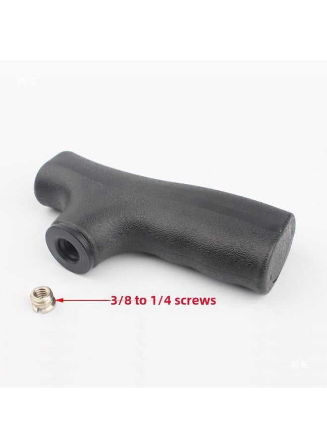 Generic Camera Monopod Plastic Cane Head Climber Stick Handle Monopod Turn Climber Stick Handle Accessories Cane Head-Body Color:Crutches Handle Ordinary-black  - Image 5
