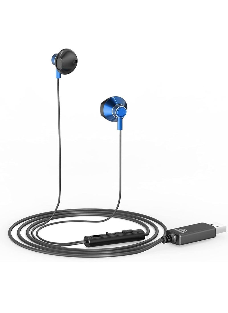 U200 Usb Computer Earphones Volume Adjustment Sound With Microphone Used For Work Play And Learning Cable Length 1.2M Blue - pzsku/ZBEE231A59CFF9467F994Z/45/_/1712289857/3830f8a6-ba57-490c-bd01-8e0aca84265a