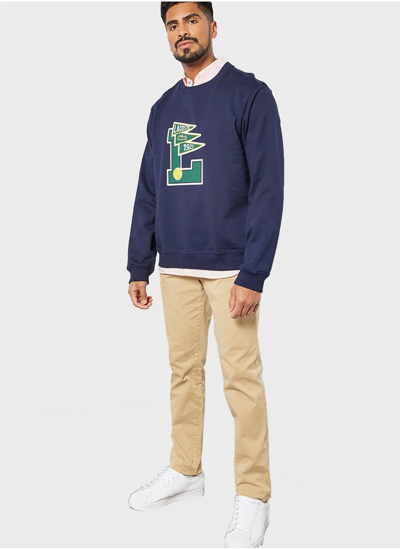 LACOSTE Pennants L Badge Sweatshirt