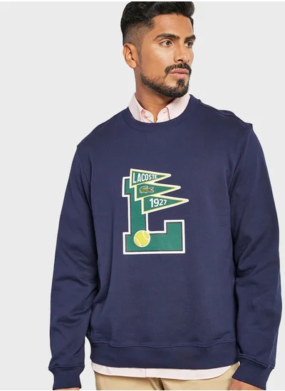 LACOSTE Pennants L Badge Sweatshirt