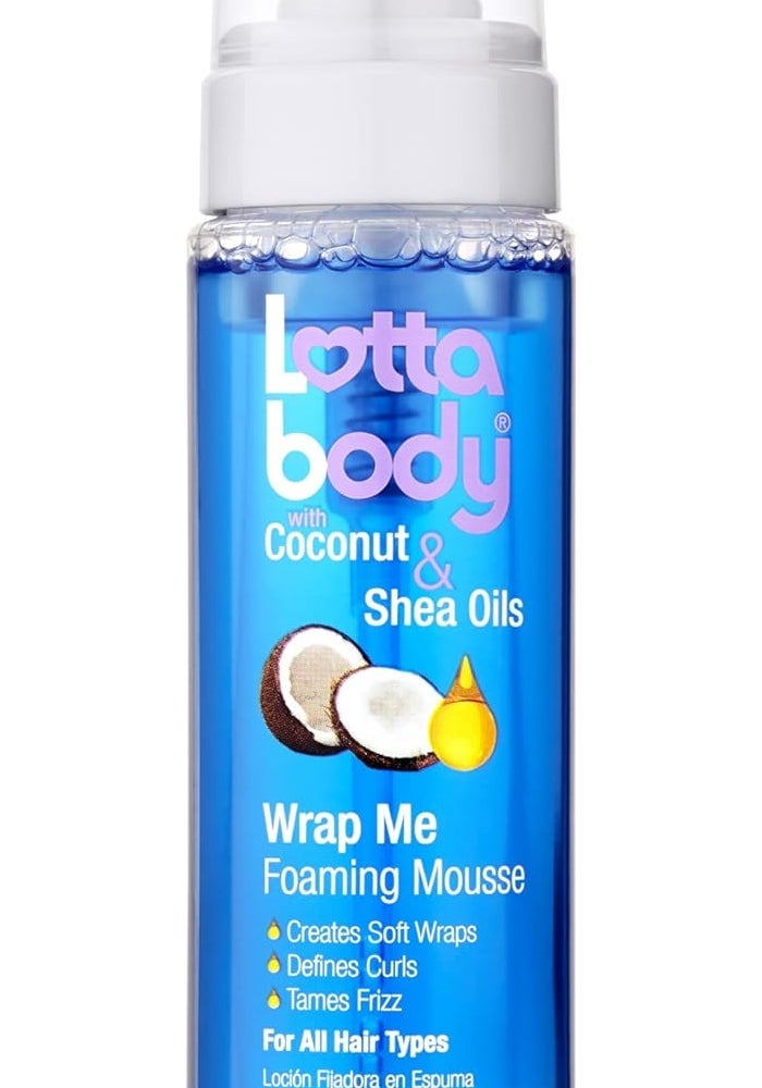 Lottabody Coconut Oil and Shea Wrap Me Foaming Curl Mousse - 7 Fl Oz - Image 1