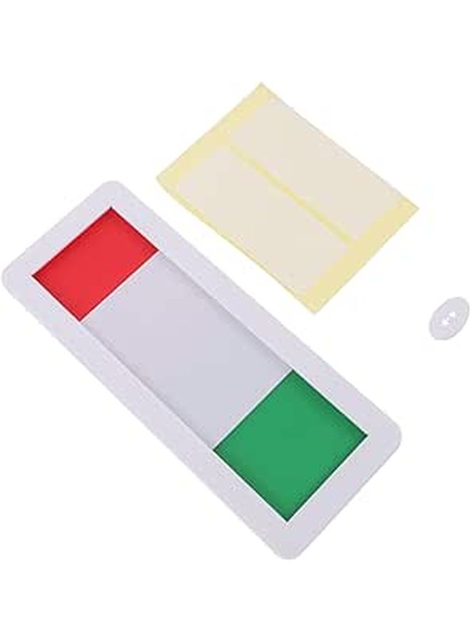 Privacy Slide Door Sign 6x15cm Office Meeting Status Indicator For Conference Room - Image 1