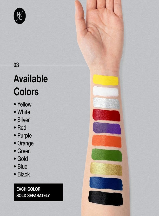 Narrative Cosmetics Water-Activated Face & Body Paint - Highly Pigmented, Long-Lasting Face & Body Paint for SFX, Cosplay, and Artistic Makeup - Red, 0.70 oz (20g) - Image 4