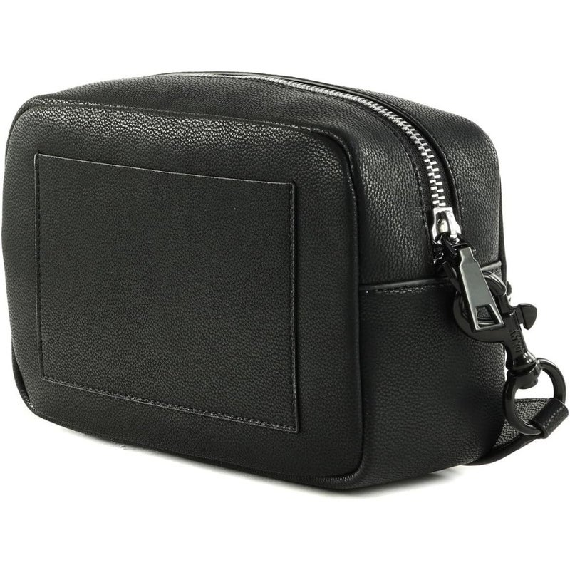 Women's Kenza Camera Crossbody Bag for Daily Use, Genuine Leather, Black, Lightweight and Secure Zippered Design - Image 4