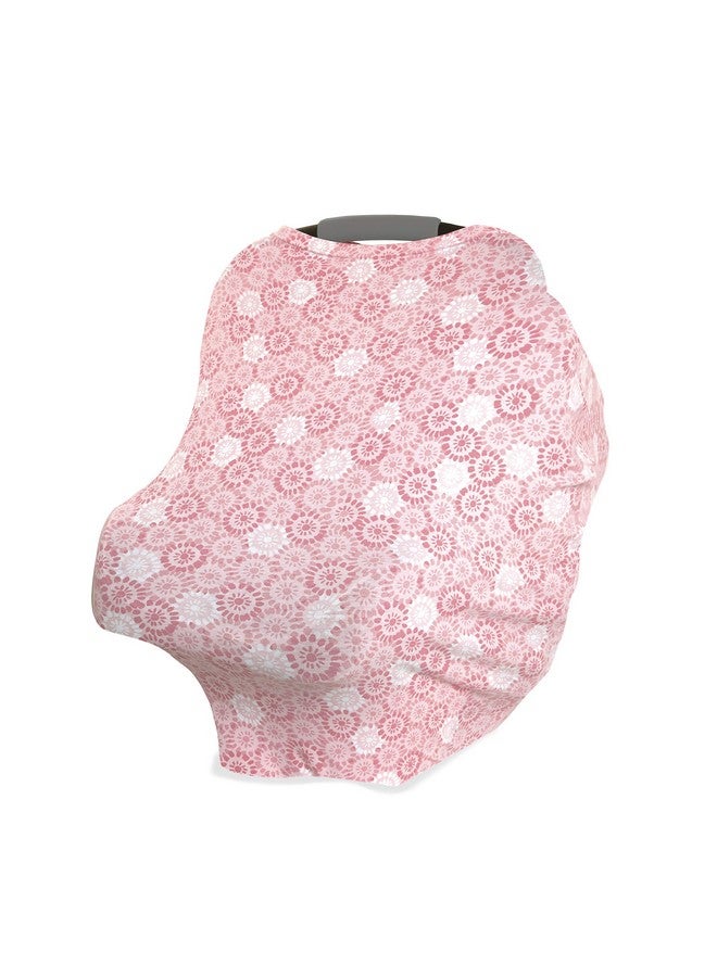 aden + anais Comfort Knit 6-in-1 Super Soft Cotton with Spandex Multi-Use Cover for Car Seat, Nursing, Cart, Baby Swing, High Chair, Infinity Scarf, Sunburst - Image 1