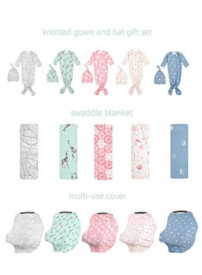aden + anais Comfort Knit 6-in-1 Super Soft Cotton with Spandex Multi-Use Cover for Car Seat, Nursing, Cart, Baby Swing, High Chair, Infinity Scarf, Sunburst - Image 3