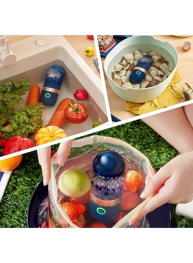 Kimaya Fruit and Vegetable Cleaning Machine Portable USB Wireless Food Purifier and Cleaner 8L - Image 4