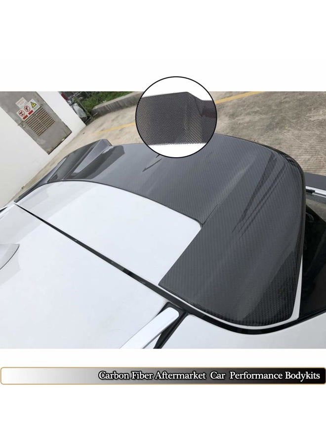 MCARCAR KIT Carbon Fiber Roof Spoiler Compatible with 2019-2025 BMW G05 X5 Customized Rear Roof Window Top Wing Lip (Not Fits X5M/M Competition) - Image 2