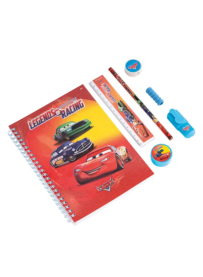 ترو كير 6 In 1 Disney Cars Legends Of Racing Trolley Box Set, 16 inches