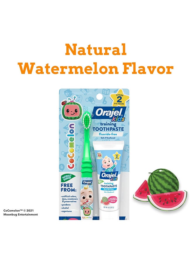 Orajel Cocomelon Toddler Training Pack 1.0Oz Paste With Manual Brush - Image 3