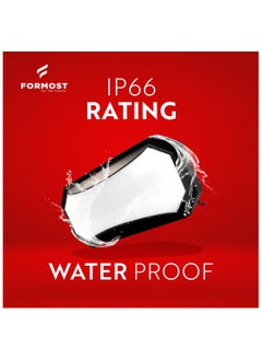 FORMOST FORMOST LED Bulkhead Light 30W | IP66 Waterproof | Energy Saving | Home Wall Gate Lamp for Outdoor and Indoor Use | Porch Light | Office Balcony Decoration | Cool White (Pack of 2)  - Image 3