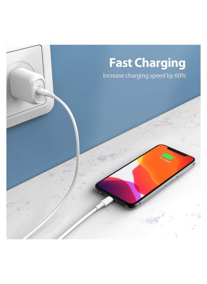 ELTRAZONE - MFi Certified USB C to iPhone 12 Lightning Cable Charger,5Pack 3FT/6Foot/10Feet Rosyclo Type C Lightning Cord Support Fast Power Delivery Wire Compatible iPhone 14 Pro Max/13/11/XS/X/8 - Image 1