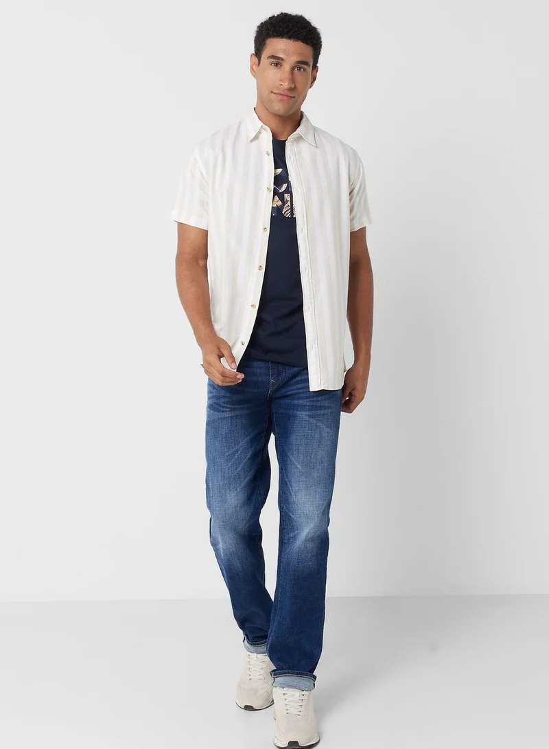 JACK & JONES Striped Regular Fit Shirt