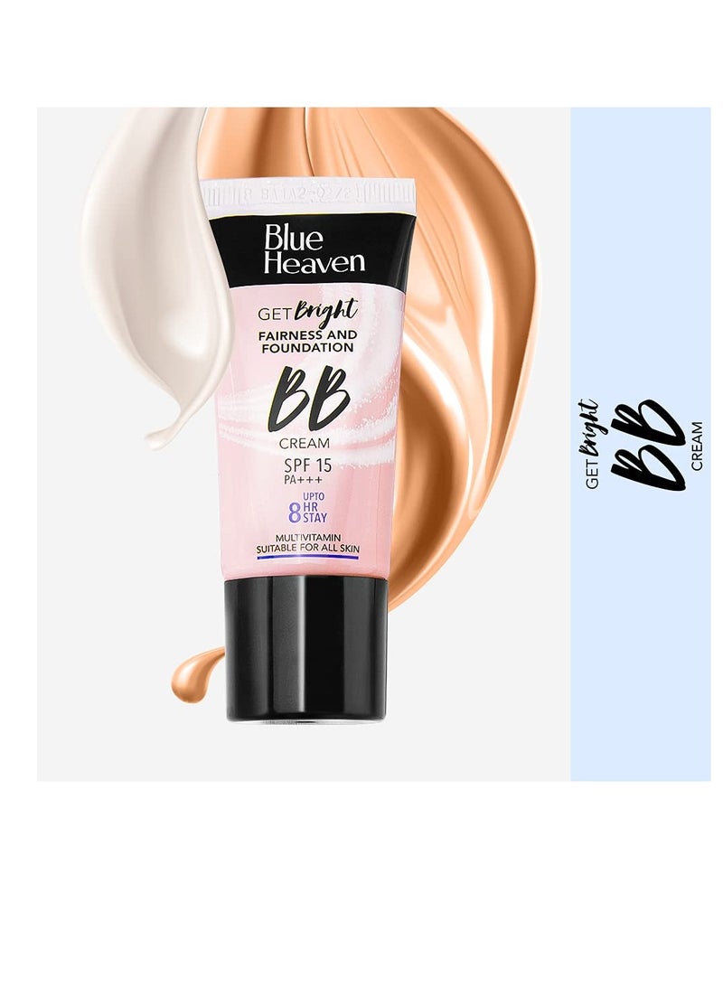 Blue Heaven Blue Matte Full Coverage Bb Cream For All Skin Types Honey Medium 301 30 Gm Pack Of 1 - Image 3