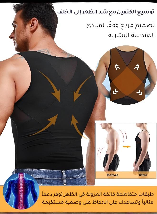 قميص رجالي لشد البطن وتشكيل القوام - Image 3