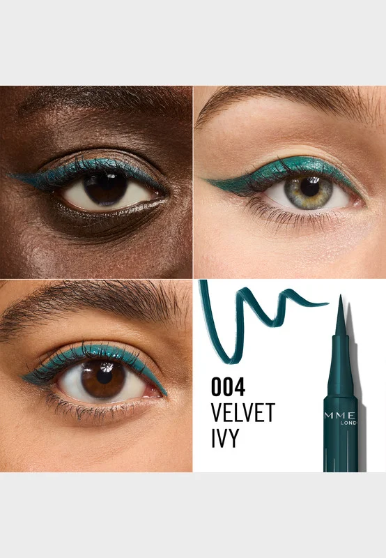 Rimmel London  Wonder'Ink Precision Eyeliner Pen - 004 - Velvet Ivy, 1ml for Women | Best Price UAE