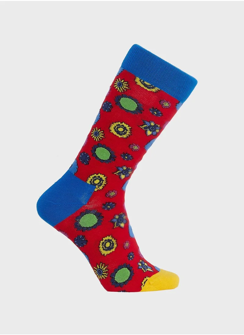 Happy Socks Flower Print Socks